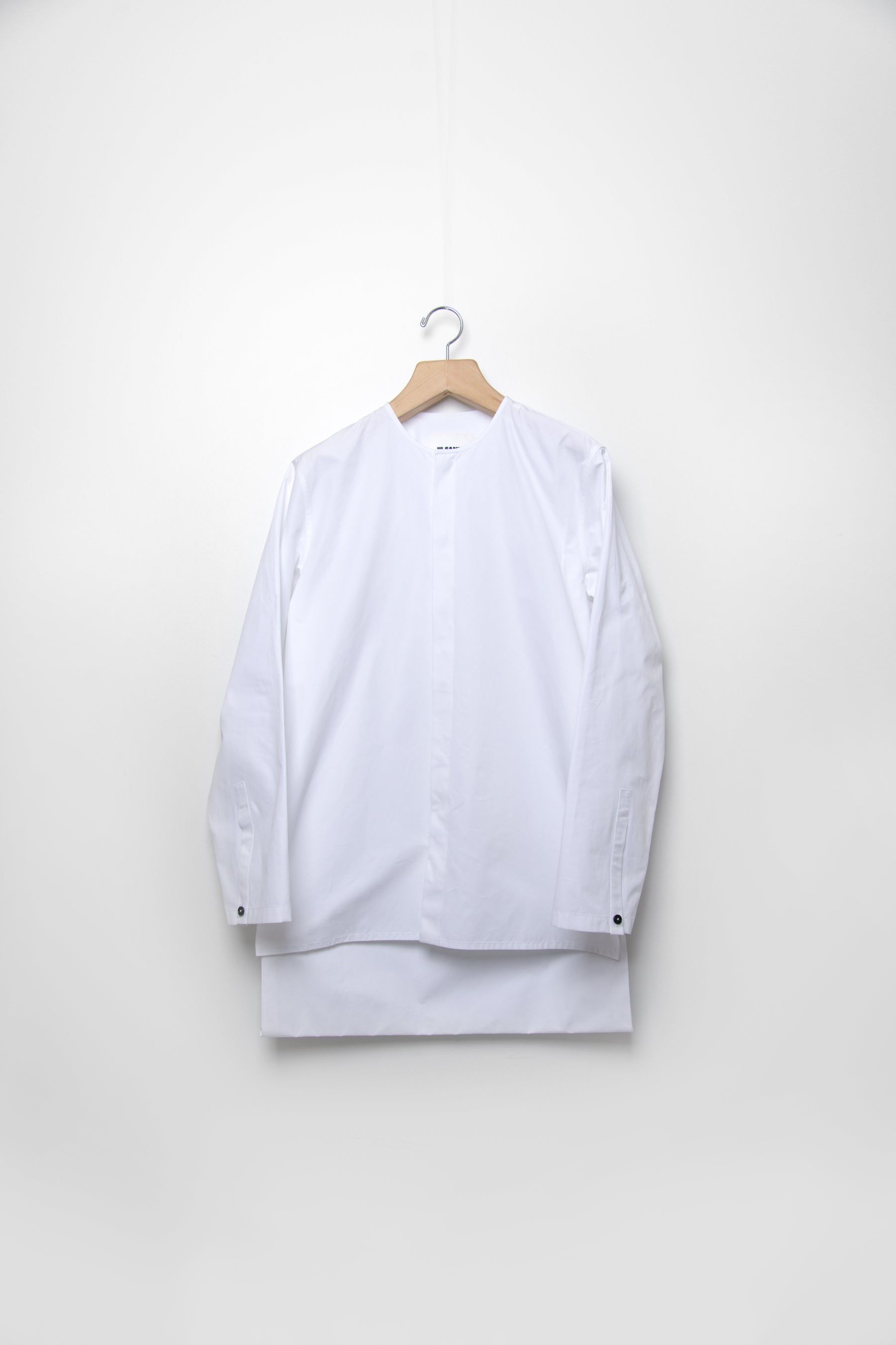 Heavy Organic Cotton Poplin Print Shirt White sold by Nomad product image thumbnail 2
