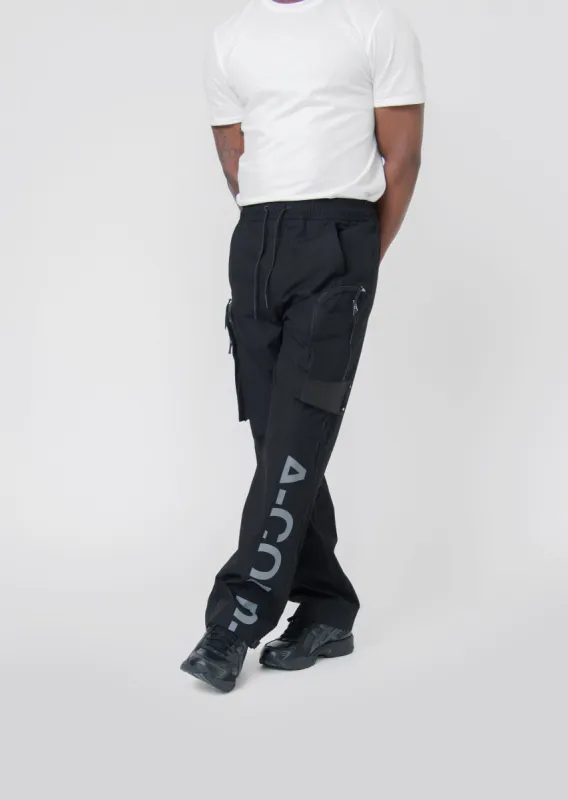Overset Tech Pant Black sold by Nomad