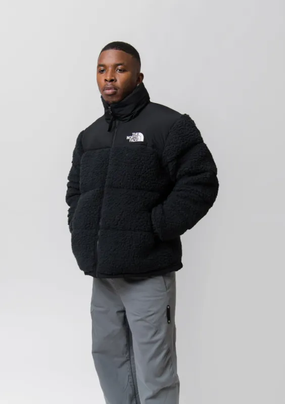 High Pile Nuptse Jacket Black 5A84JK31 sold by Nomad