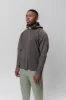 Heather Pleated Zip Hoodie Grey JL180-12 sold by Nomad