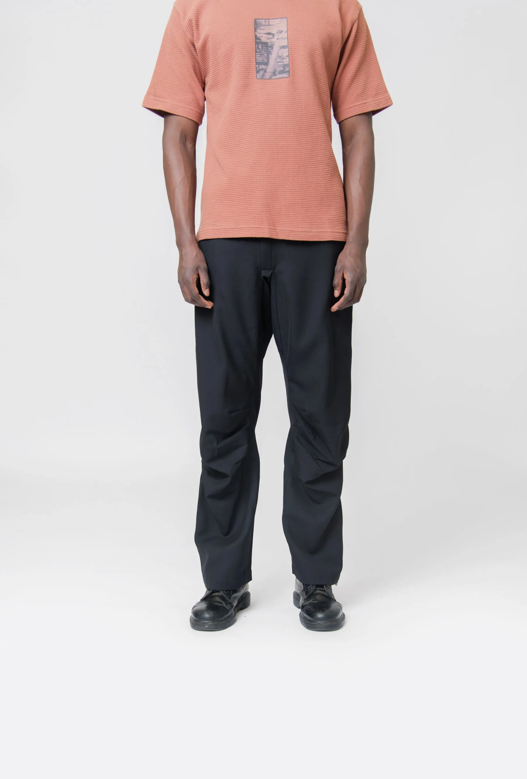 Titanus Twill Hard Wool Arc Pants Black SS24GR1AAWCBL sold by Nomad