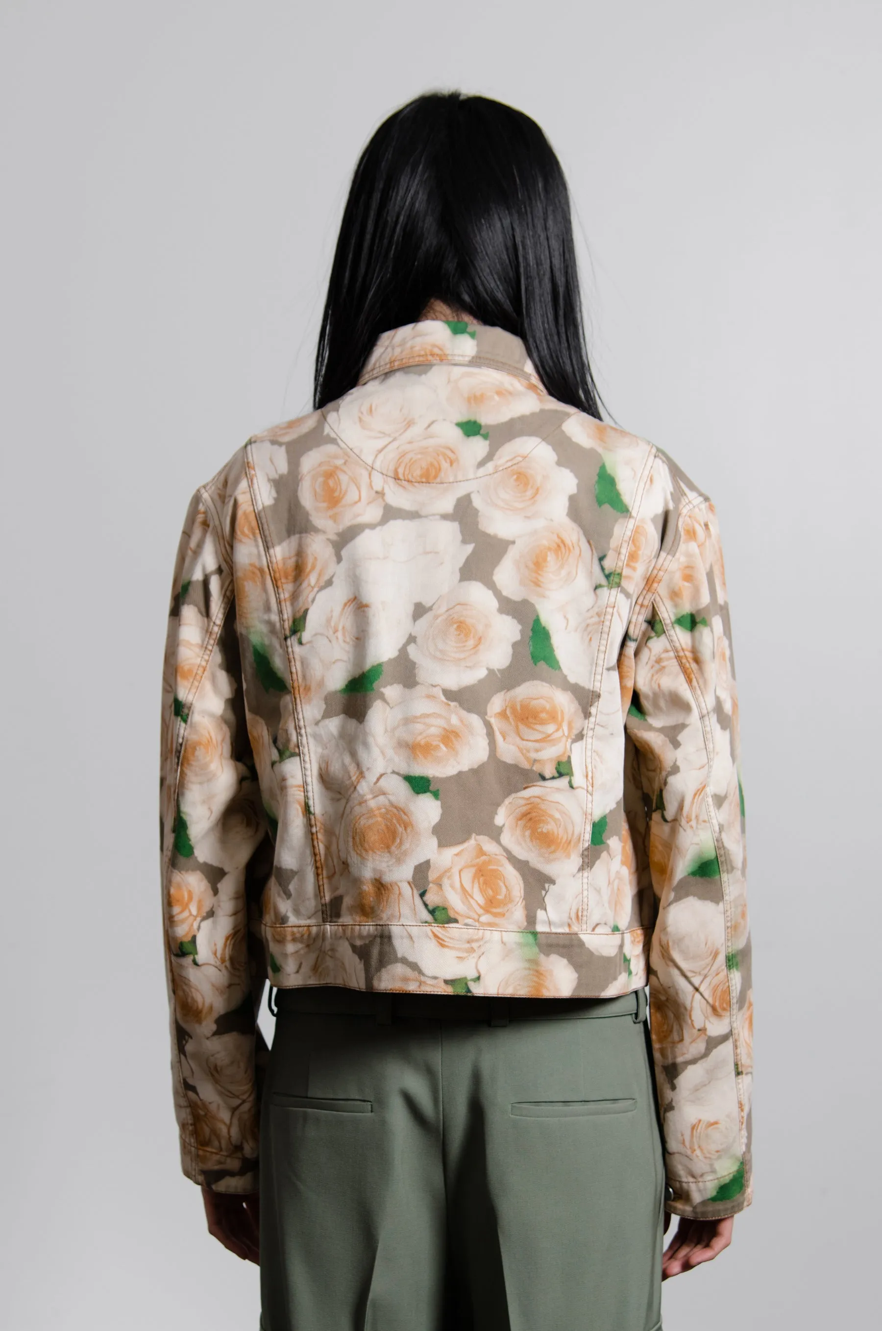 Floral Print Jacket Peach/Orange OUTW000789 sold by Nomad product image thumbnail 2