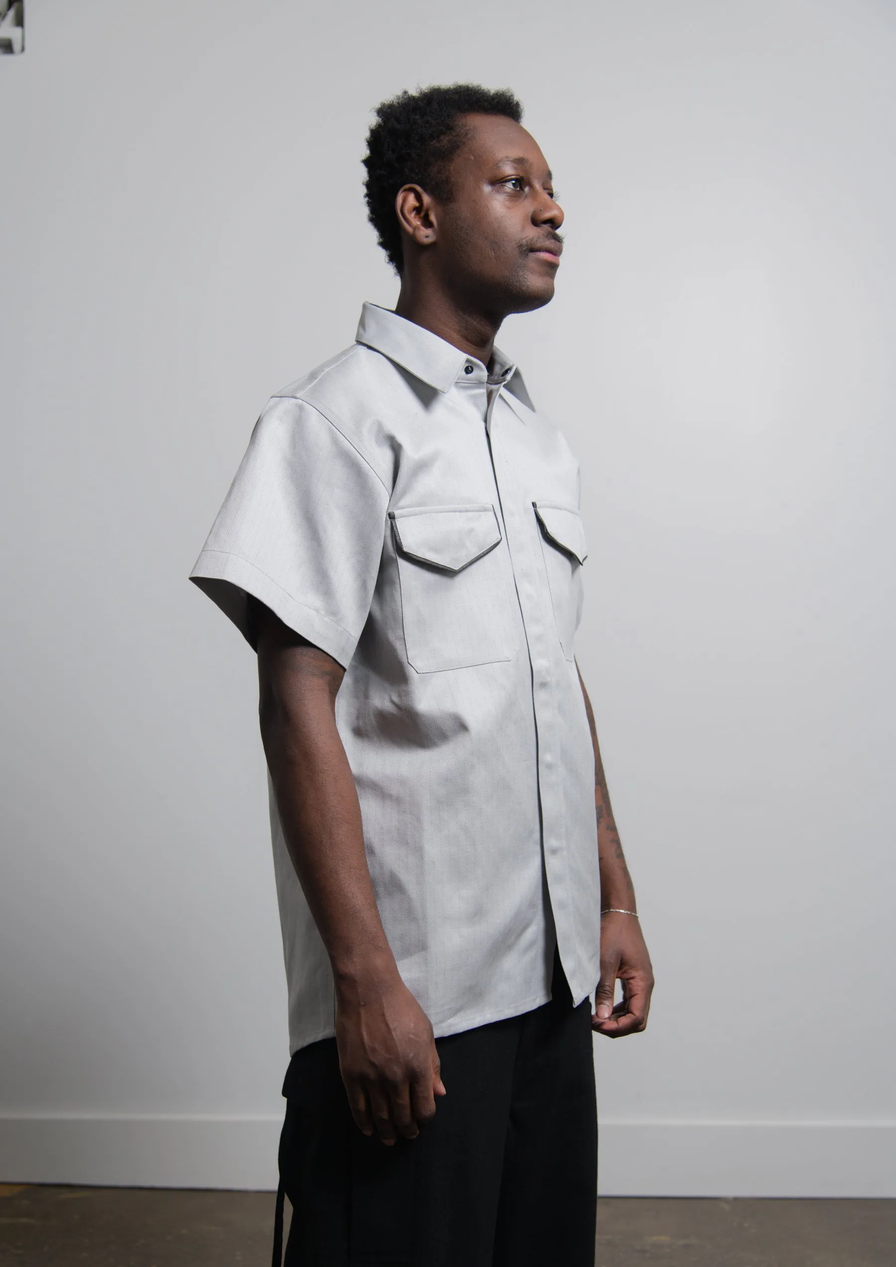 Richter SN Short Sleeve Shirt Cold Grey sold by Nomad product image thumbnail 3
