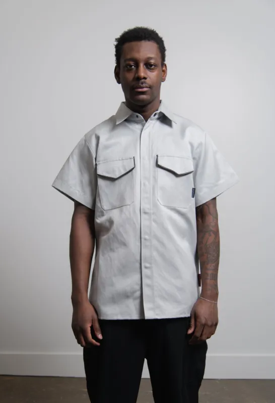 Richter SN Short Sleeve Shirt Cold Grey made by GR10K