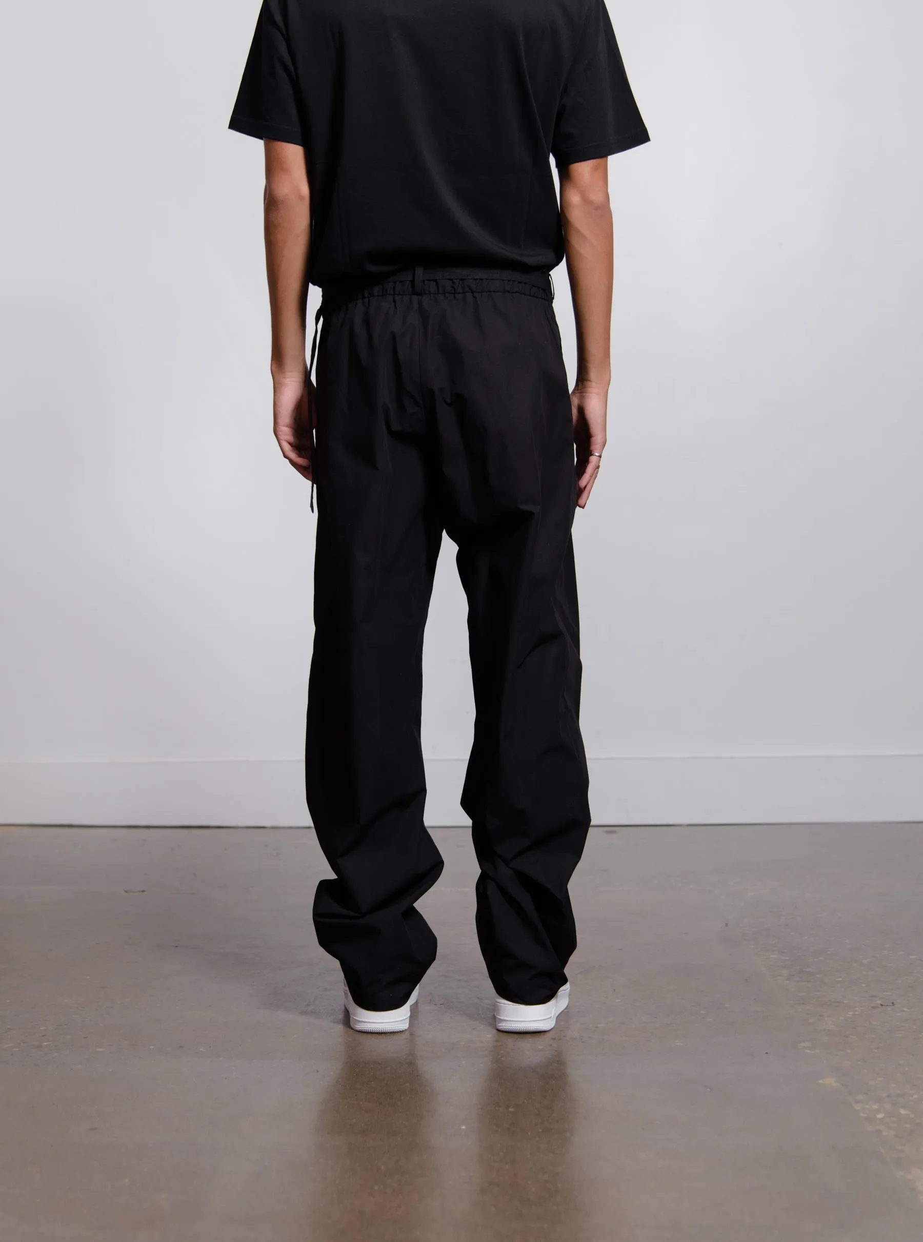 Single Pleat Trouser Black TRS08 sold by Nomad product image thumbnail 3