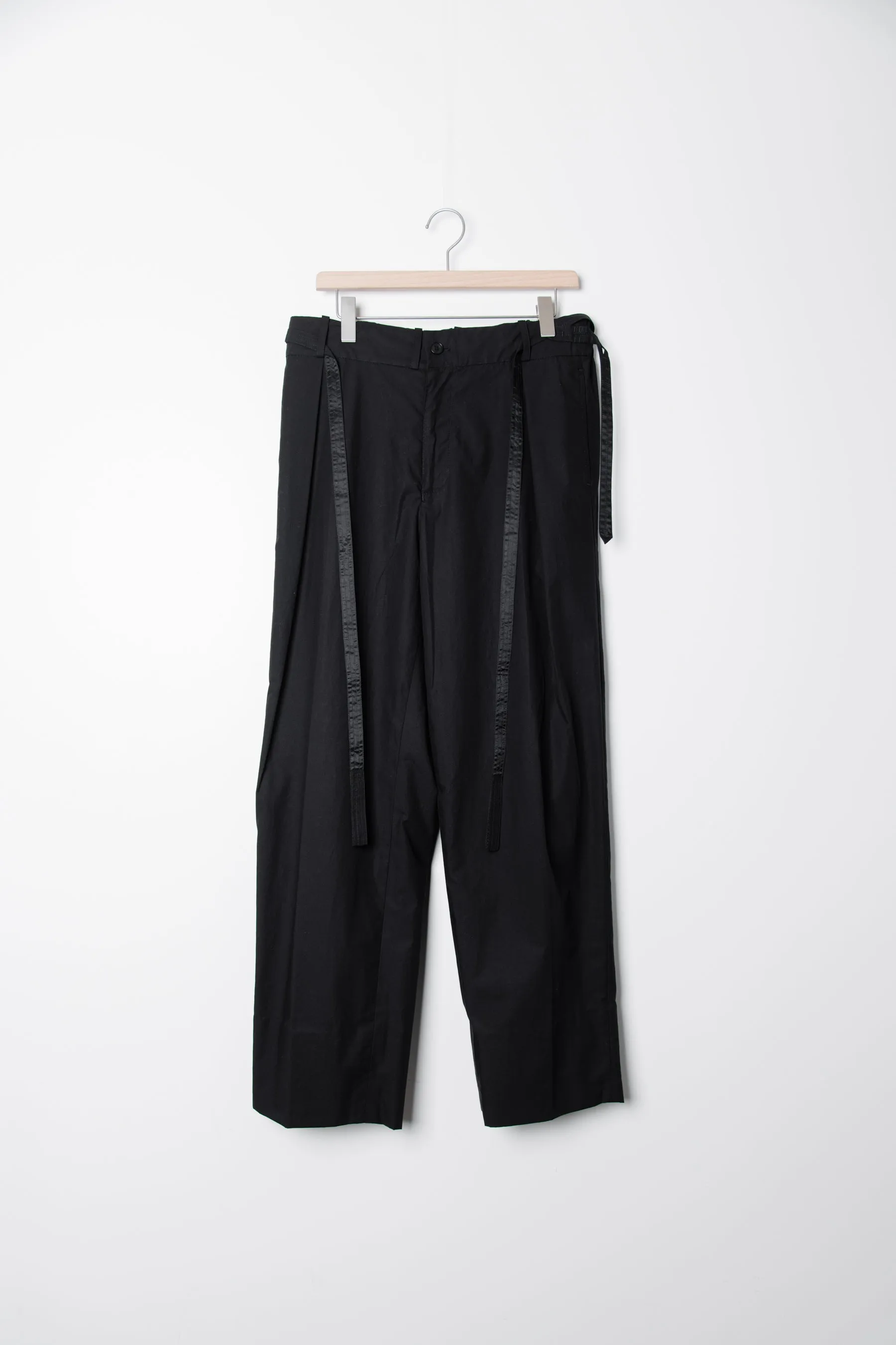 Single Pleat Trouser Black TRS08 sold by Nomad product image thumbnail 2