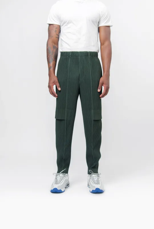 Cargo Pleated Trouser Green Chili HP46-JF171-67 sold by Nomad