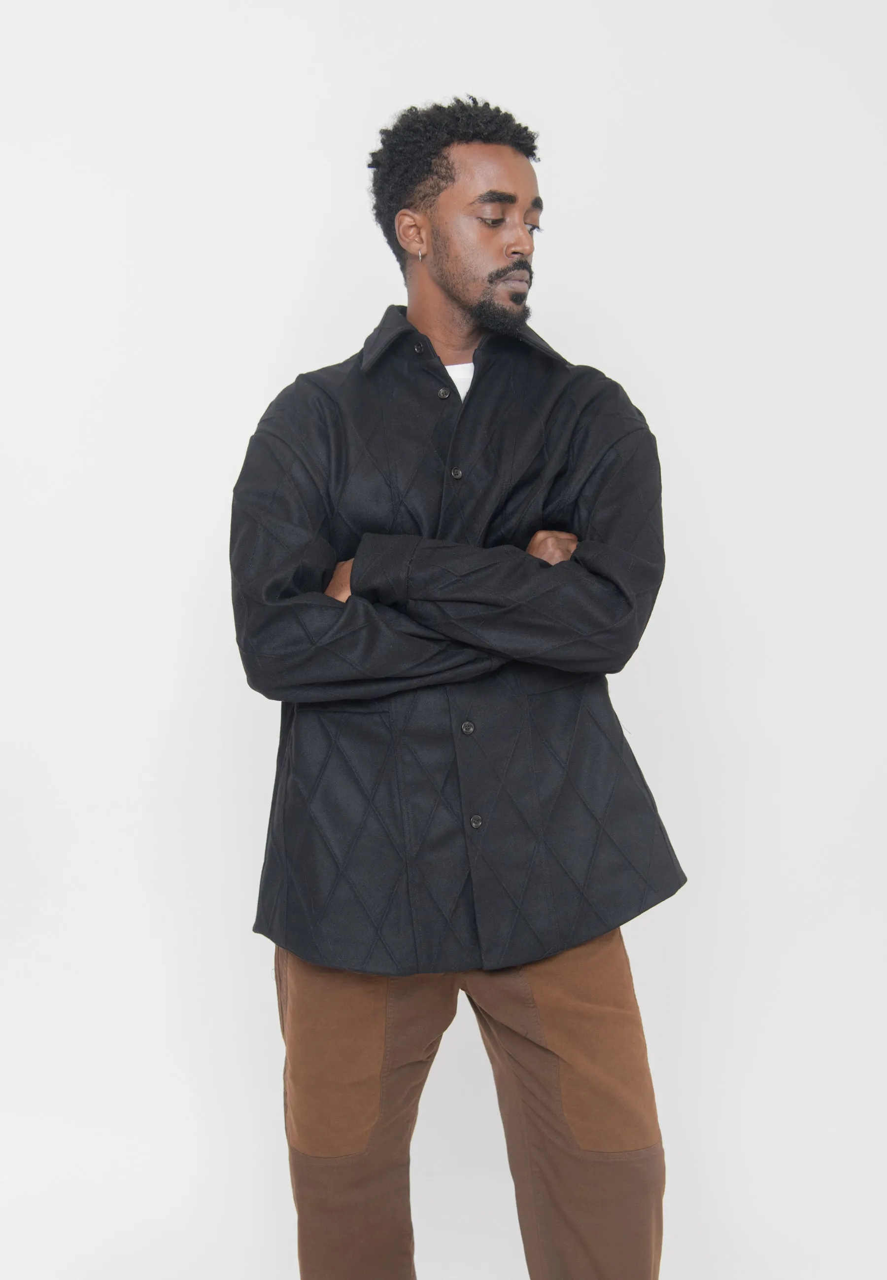 Shirt Jacket Black sold by Nomad