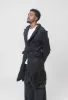 Mohair Faux Fur Jacket Black PL-J028 sold by Nomad