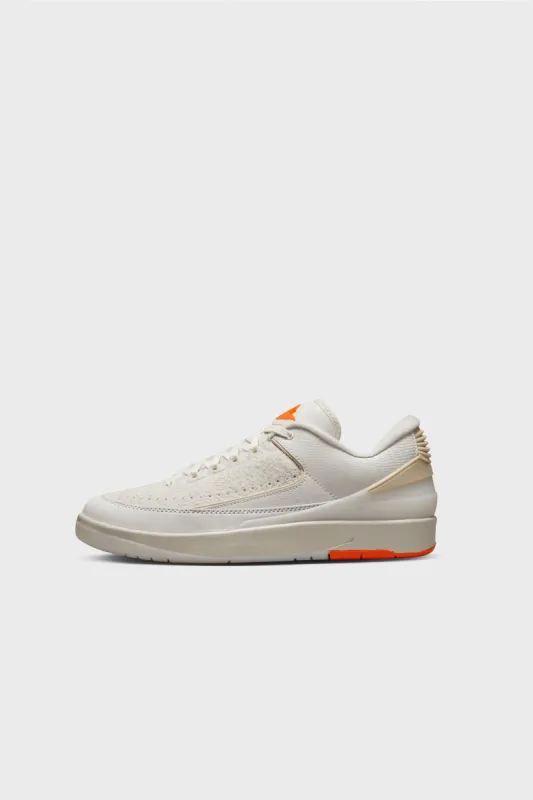 Air Jordan 2 Retro Low SP White/Sail/Light Bone/Bright Mandarin DV7128-110 (LAUNCH PRODUCT) sold by Nomad