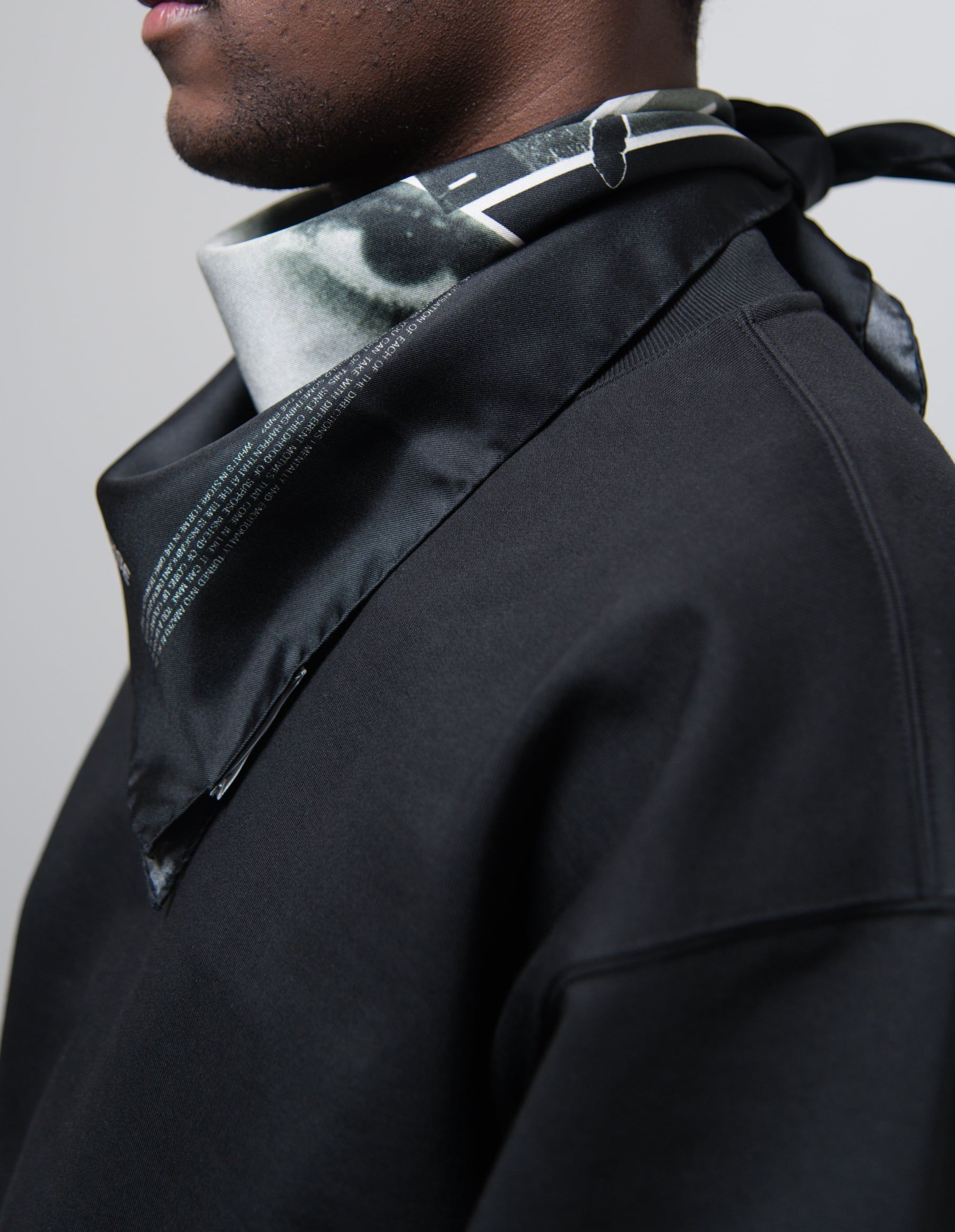 Collage Scarf Black sold by Nomad product image thumbnail 4