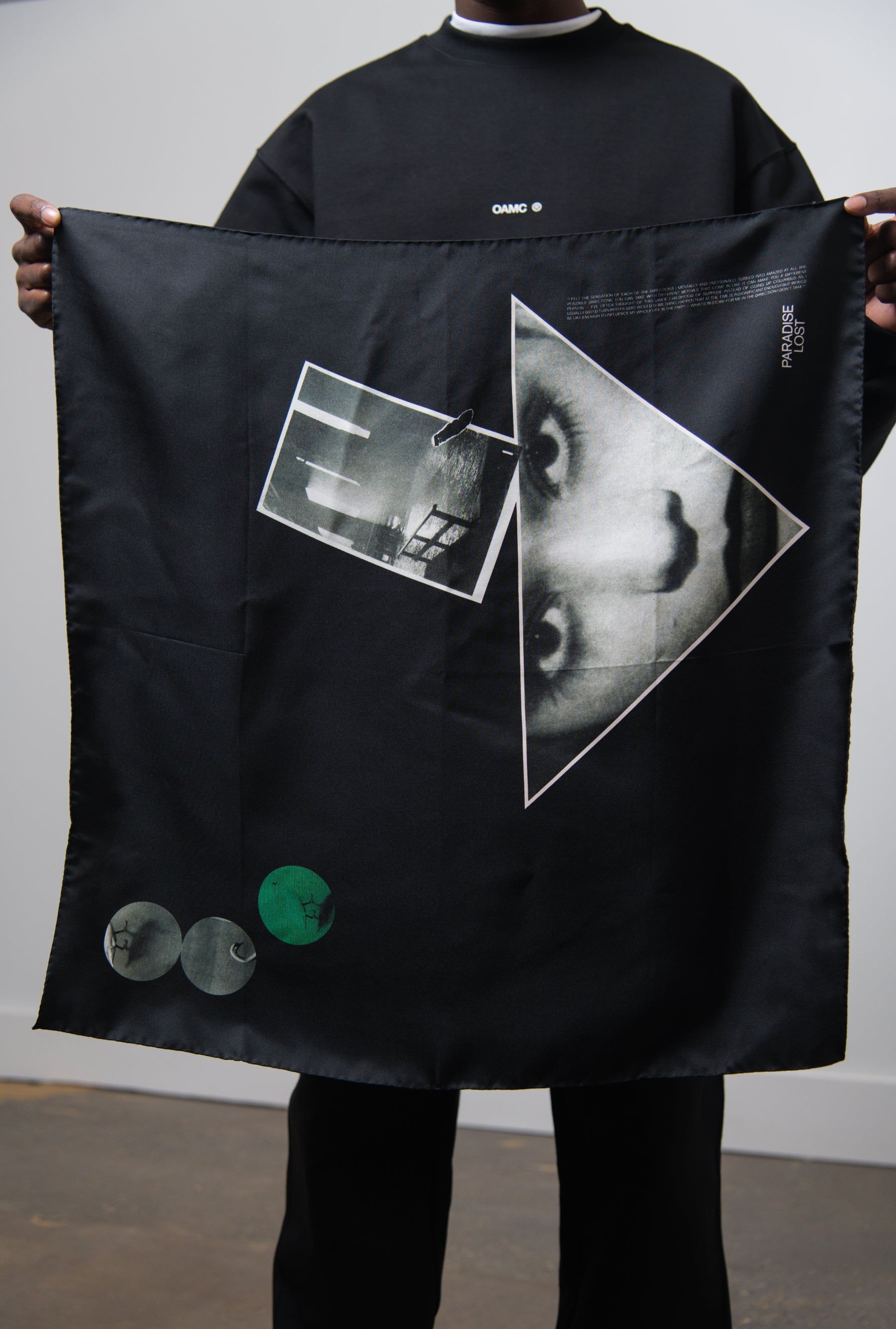 Collage Scarf Black sold by Nomad product image thumbnail 2