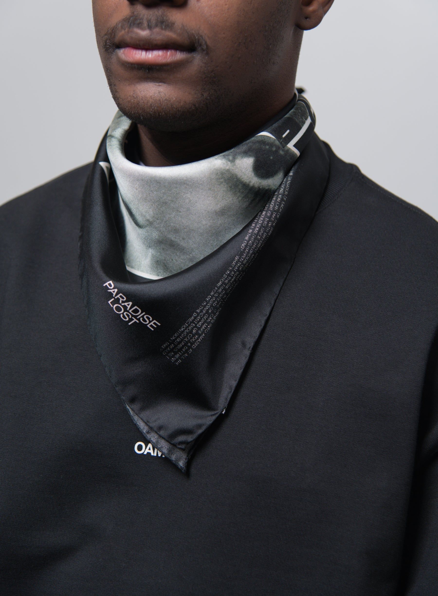 Collage Scarf Black sold by Nomad product image thumbnail 3