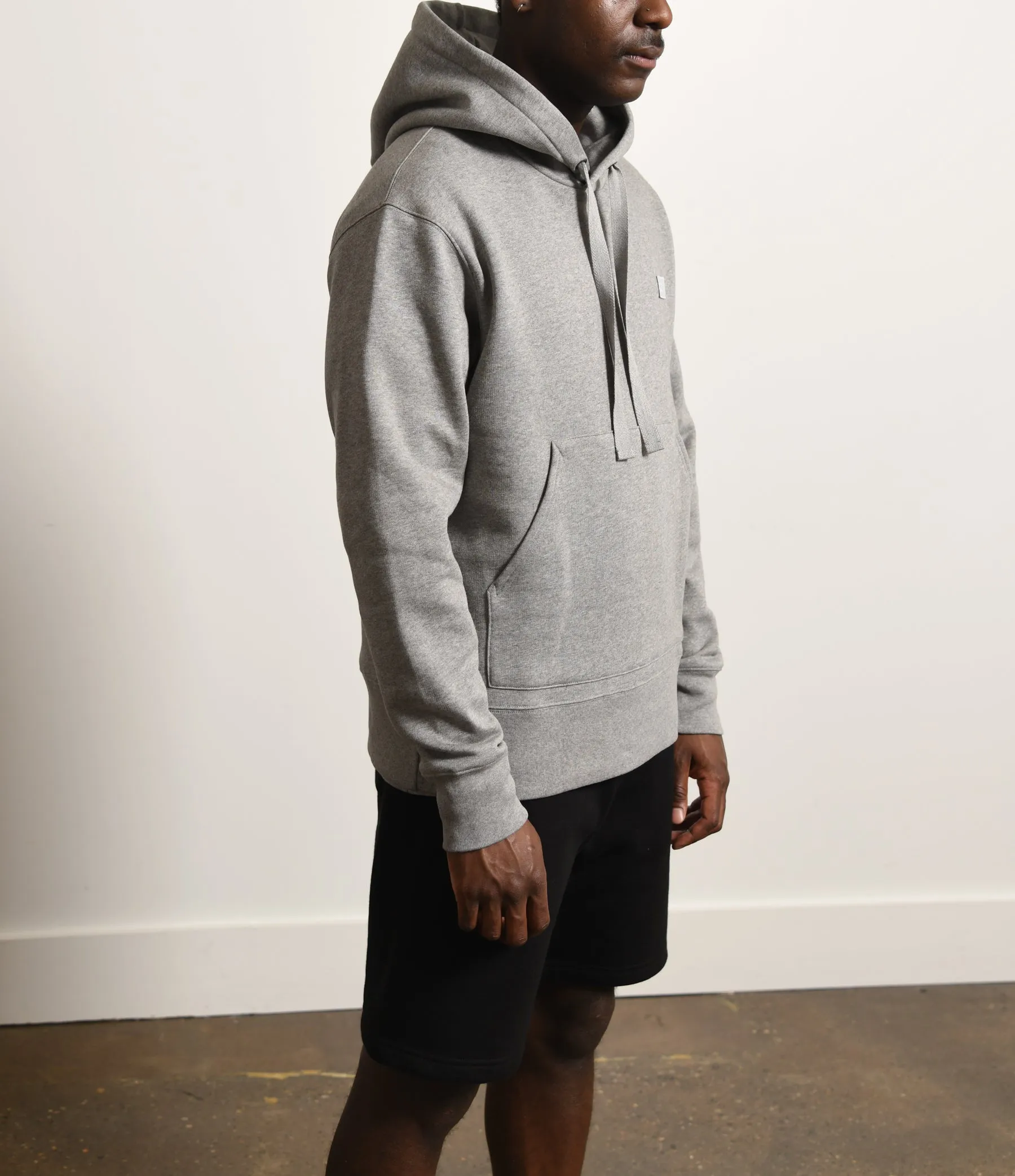 Face Logo Hoodie Light Grey Melange 2HK173 sold by Nomad product image thumbnail 3