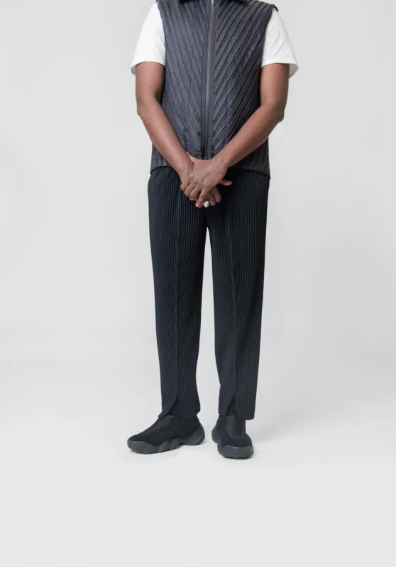 MC November Pant Black JF124-15 made by Issey Miyake