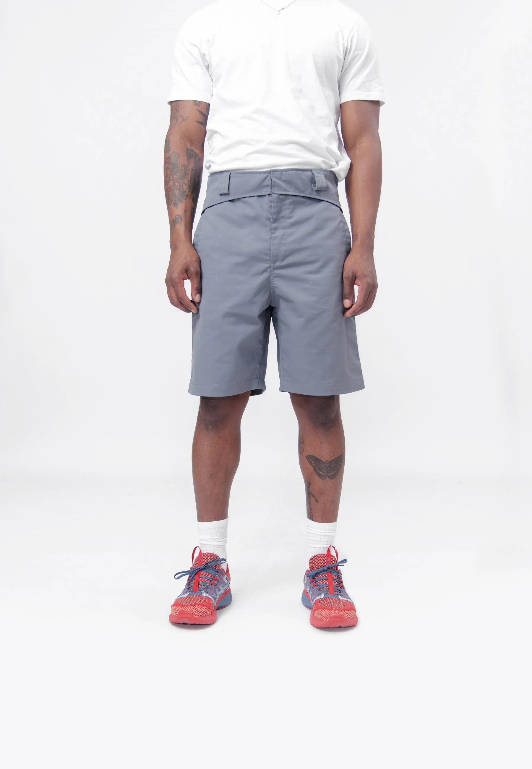 Folded Belt Short Steel Grey SS24GR1Z2KSSG sold by Nomad