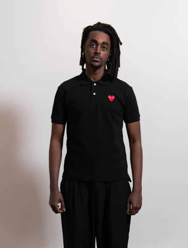 Polo Black/Red Emblem T006 sold by Nomad