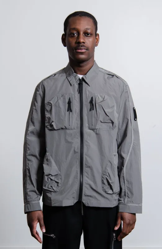 Trellick Overshirt Mid Grey sold by Nomad