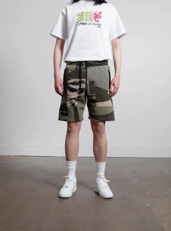 Chase Sweatshort Camo Mend sold by Nomad