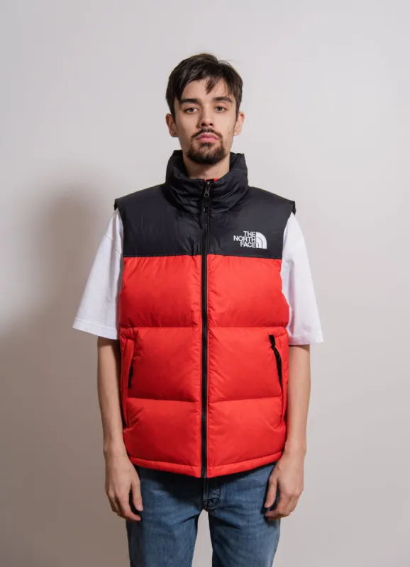 1996 Retro Nuptse Vest Fiery Red sold by Nomad