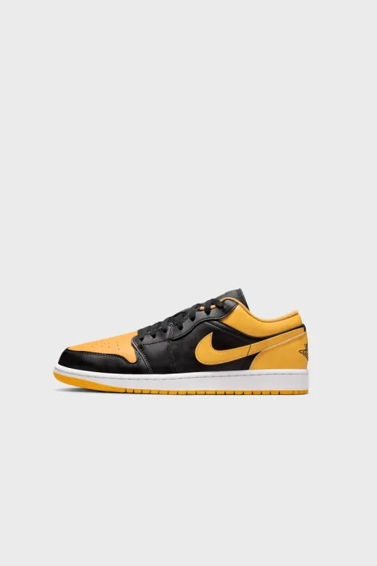 Air Jordan 1 Low Black/Yellow Ochre-White 553558-072 sold by Nomad