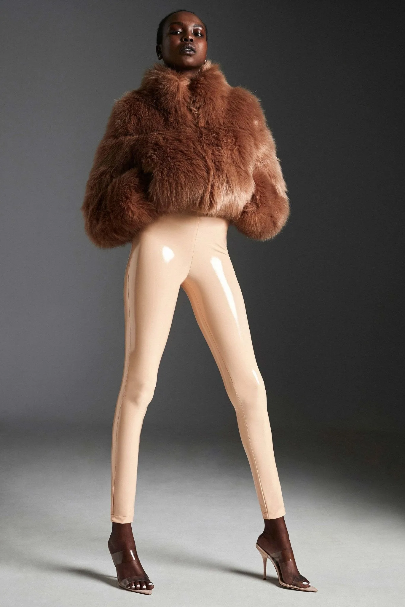TATIANA FAUX FUR CROP JACKET sold by Nookie product image thumbnail 2