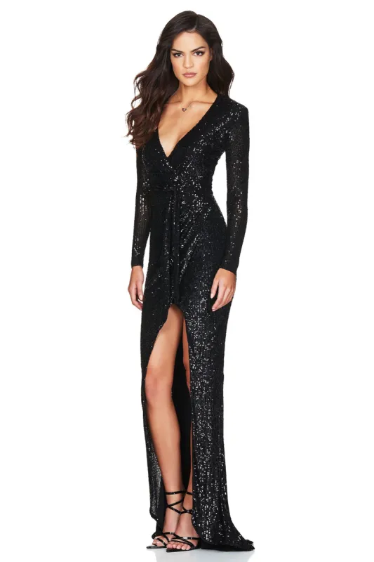 SELENA LONG SLEEVE GOWN sold by Nookie
