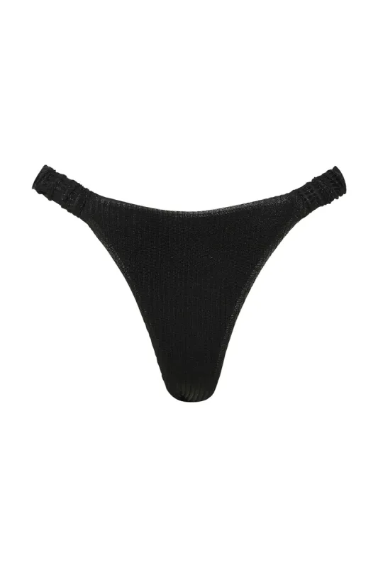 RHIANNON RIB SCRUNCHIE THONG sold by Nookie