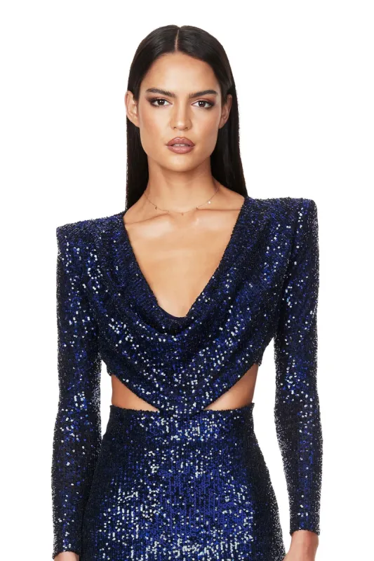 PANDORA LONG SLEEVE CROP sold by Nookie