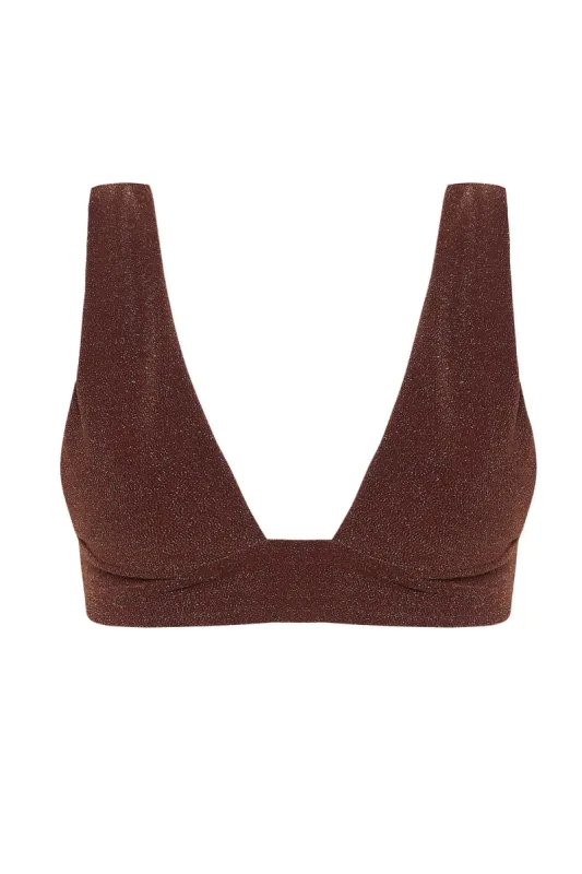 LOLITA LUREX PLUNGE TOP sold by Nookie