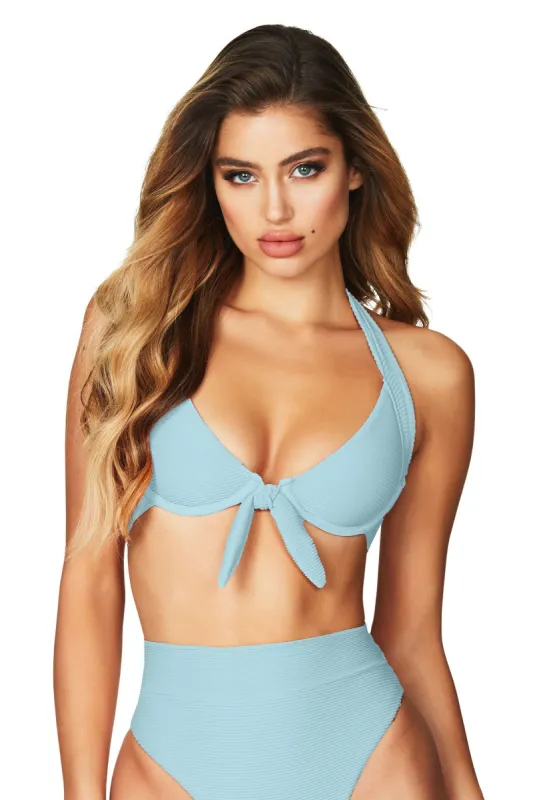 SAVANNAH RIB HALTER BRA sold by Nookie