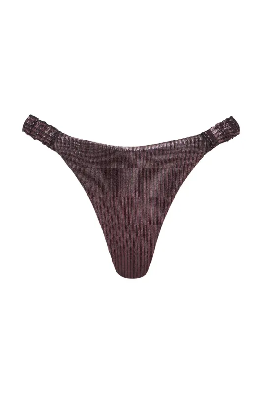 RHIANNON RIB SCRUNCHIE THONG sold by Nookie