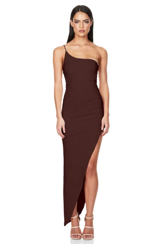 ARIA ONE SHOULDER MAXI DRESS sold by Nookie