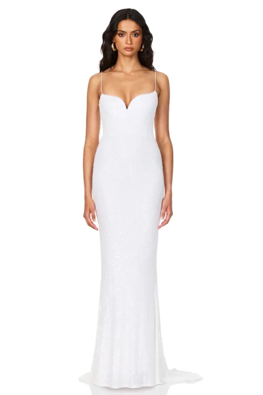 Serena Sequin Gown sold by Nookie