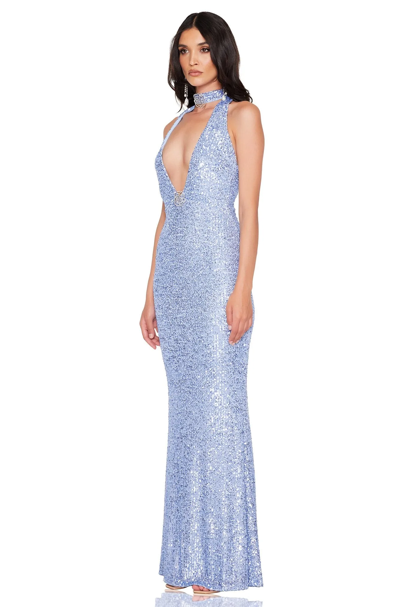 Rosalia Halter Gown sold by Nookie product image thumbnail 3