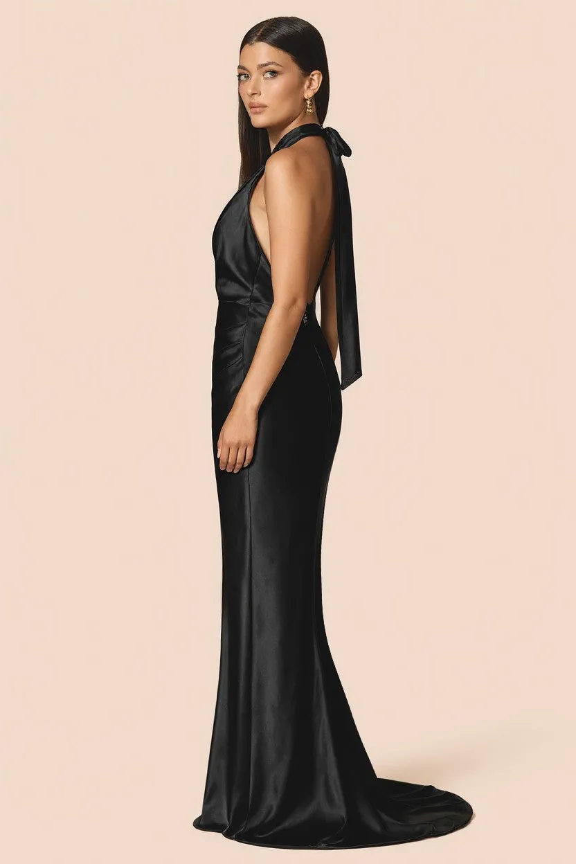 Penelope Drape Gown With Train sold by Nookie product image thumbnail 2