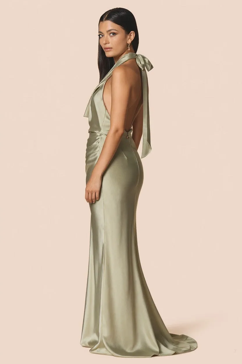 Penelope Drape Gown With Train sold by Nookie product image thumbnail 2