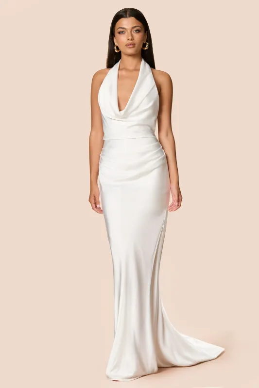 Penelope Drape Gown With Train sold by Nookie