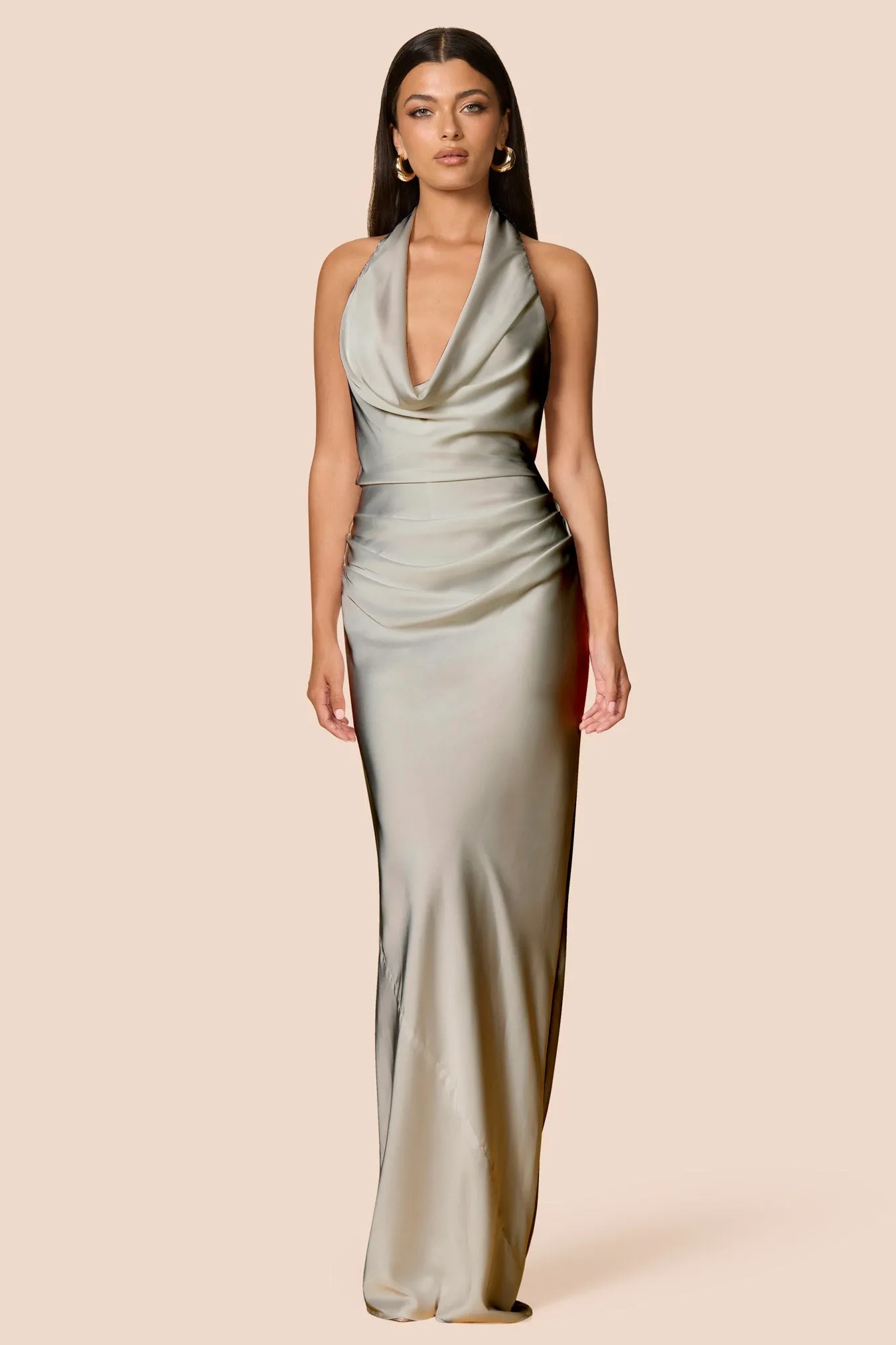 Penelope Drape Gown sold by Nookie