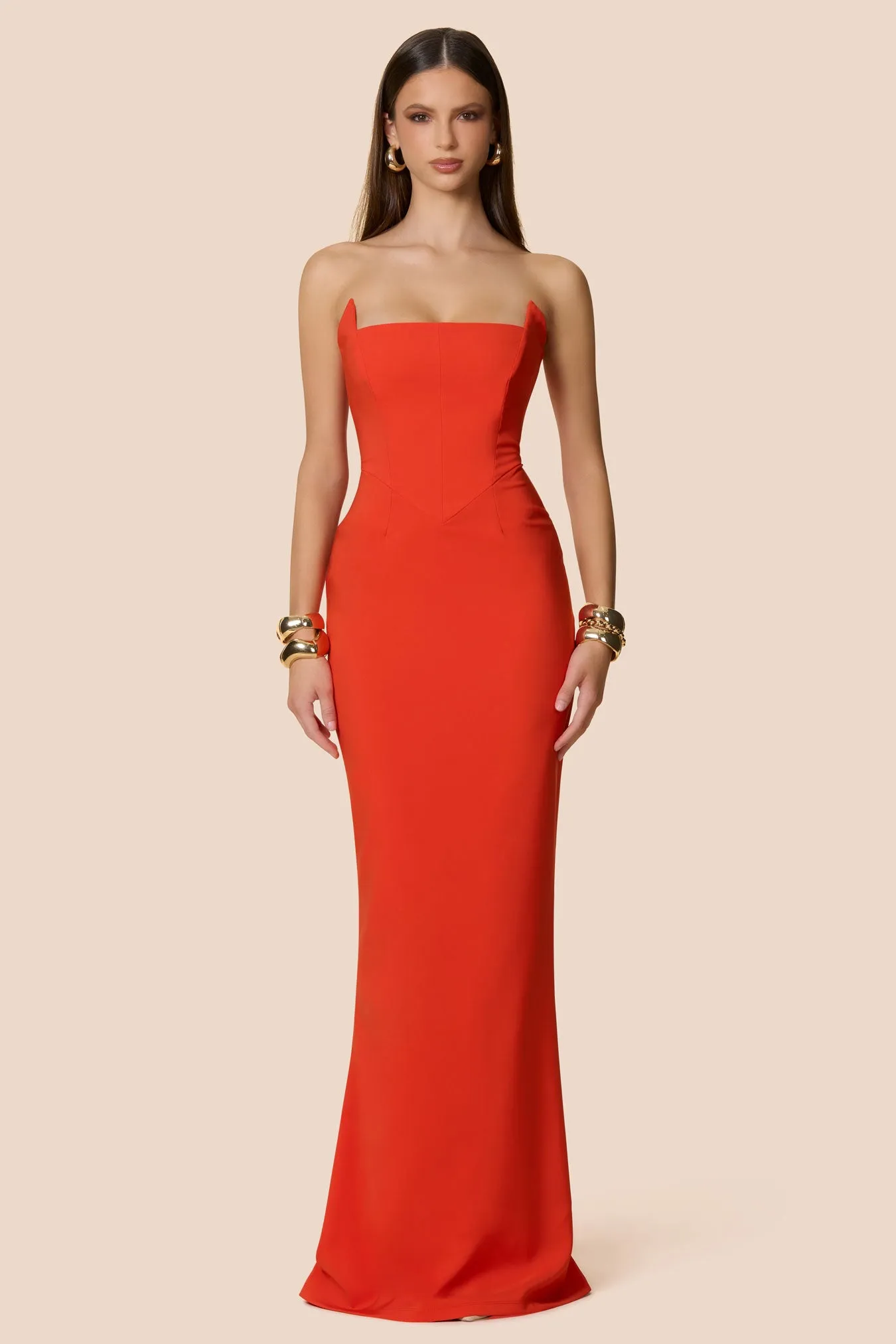 Aaliyah Strapless Gown sold by Nookie product image thumbnail 2