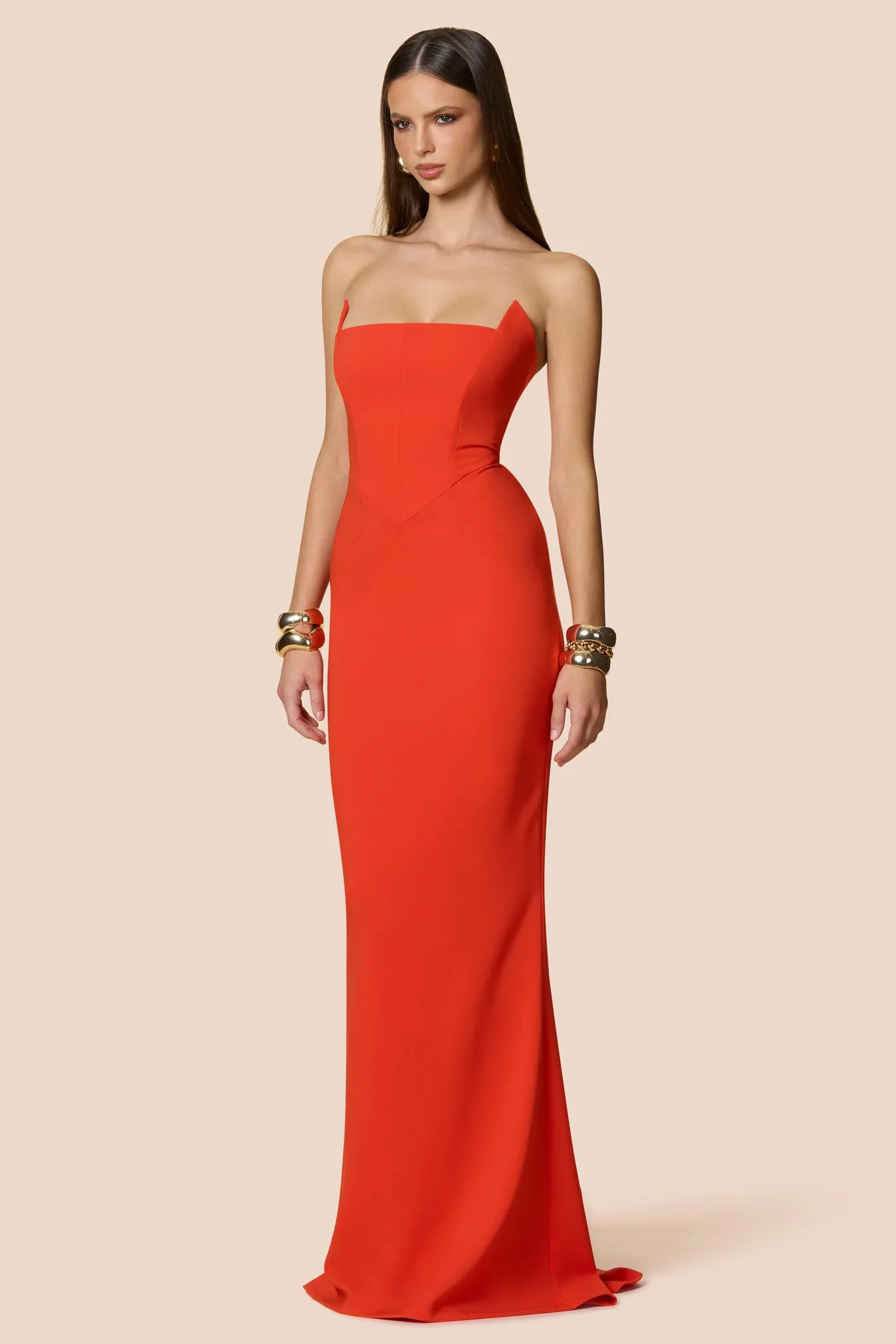 Aaliyah Strapless Gown sold by Nookie product image thumbnail 3