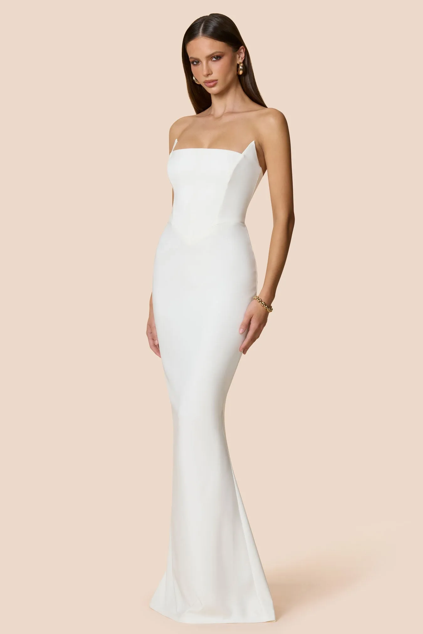 Aaliyah Strapless Gown sold by Nookie product image thumbnail 2