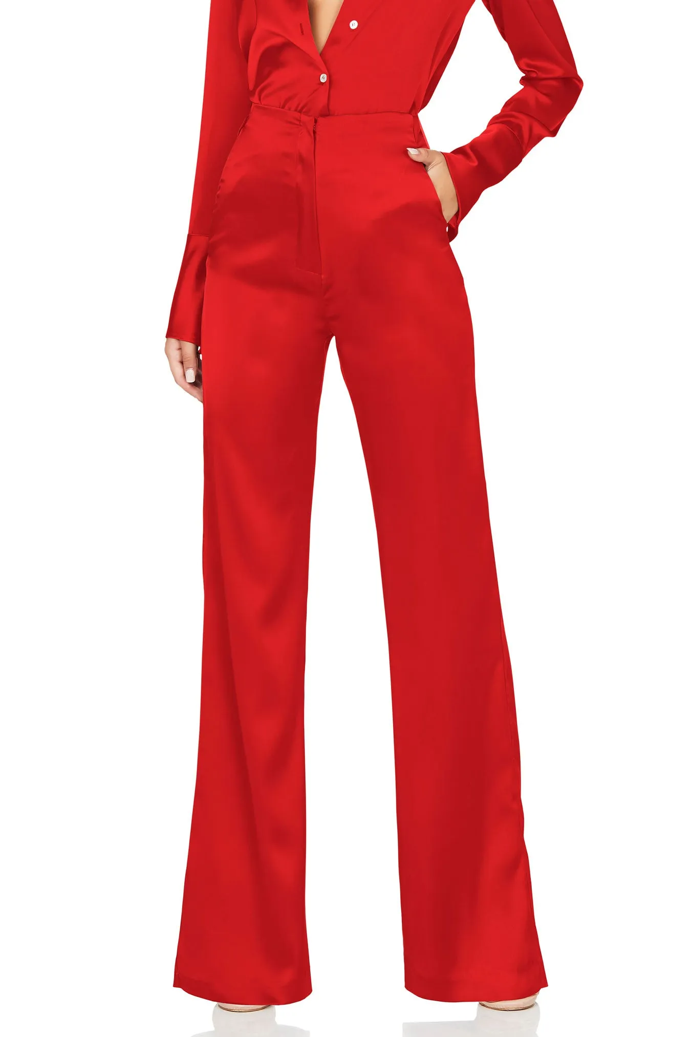 SASHA SATIN PANTS sold by Nookie