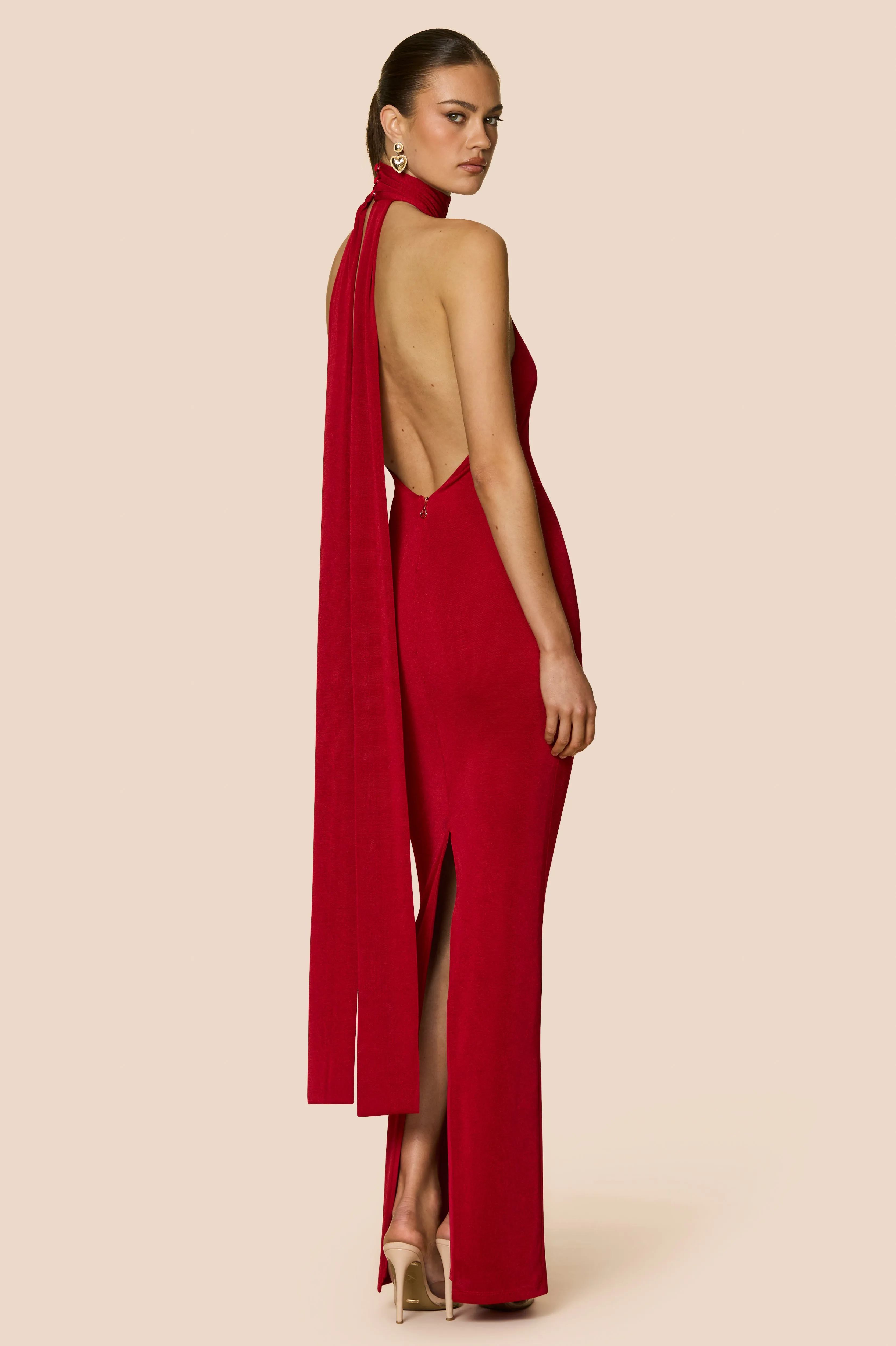 Crush Halter Gown sold by Nookie product image thumbnail 4