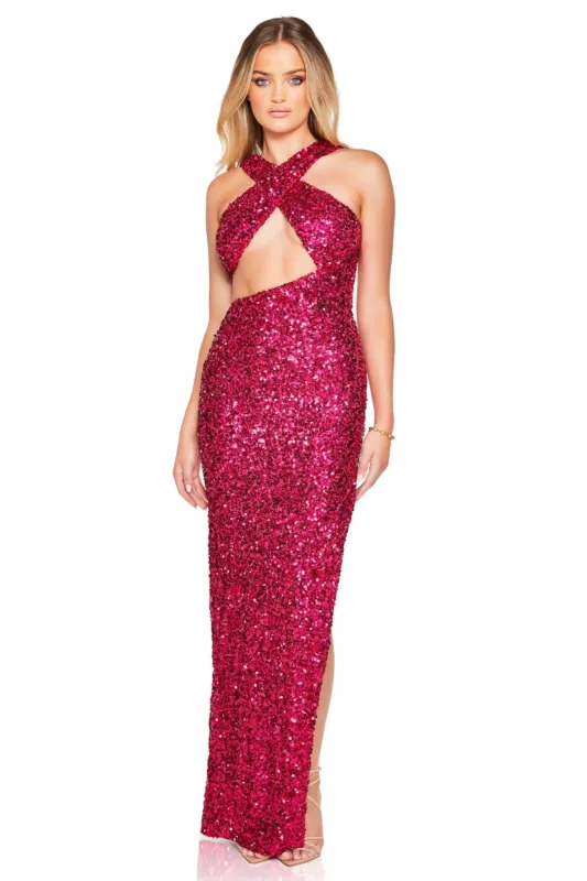 Luma Cut Out Gown sold by Nookie