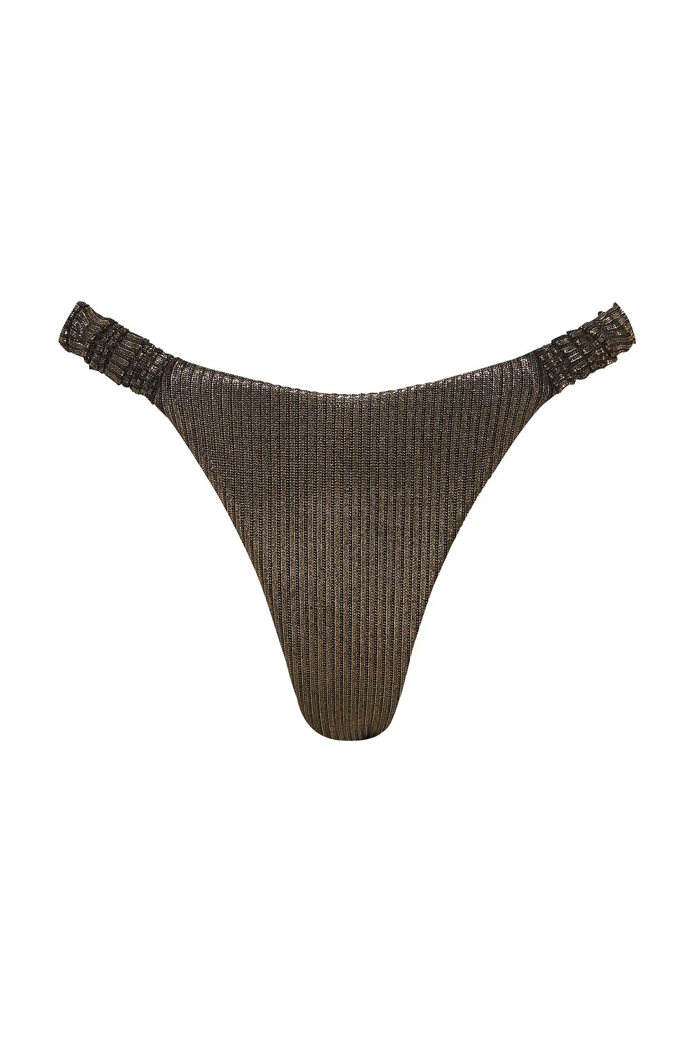 RHIANNON RIB SCRUNCHIE THONG sold by Nookie