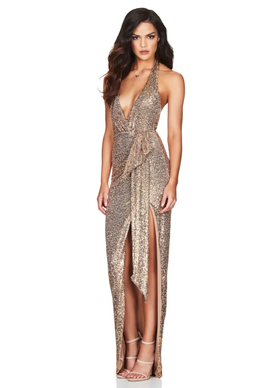 SELENA HALTER GOWN sold by Nookie