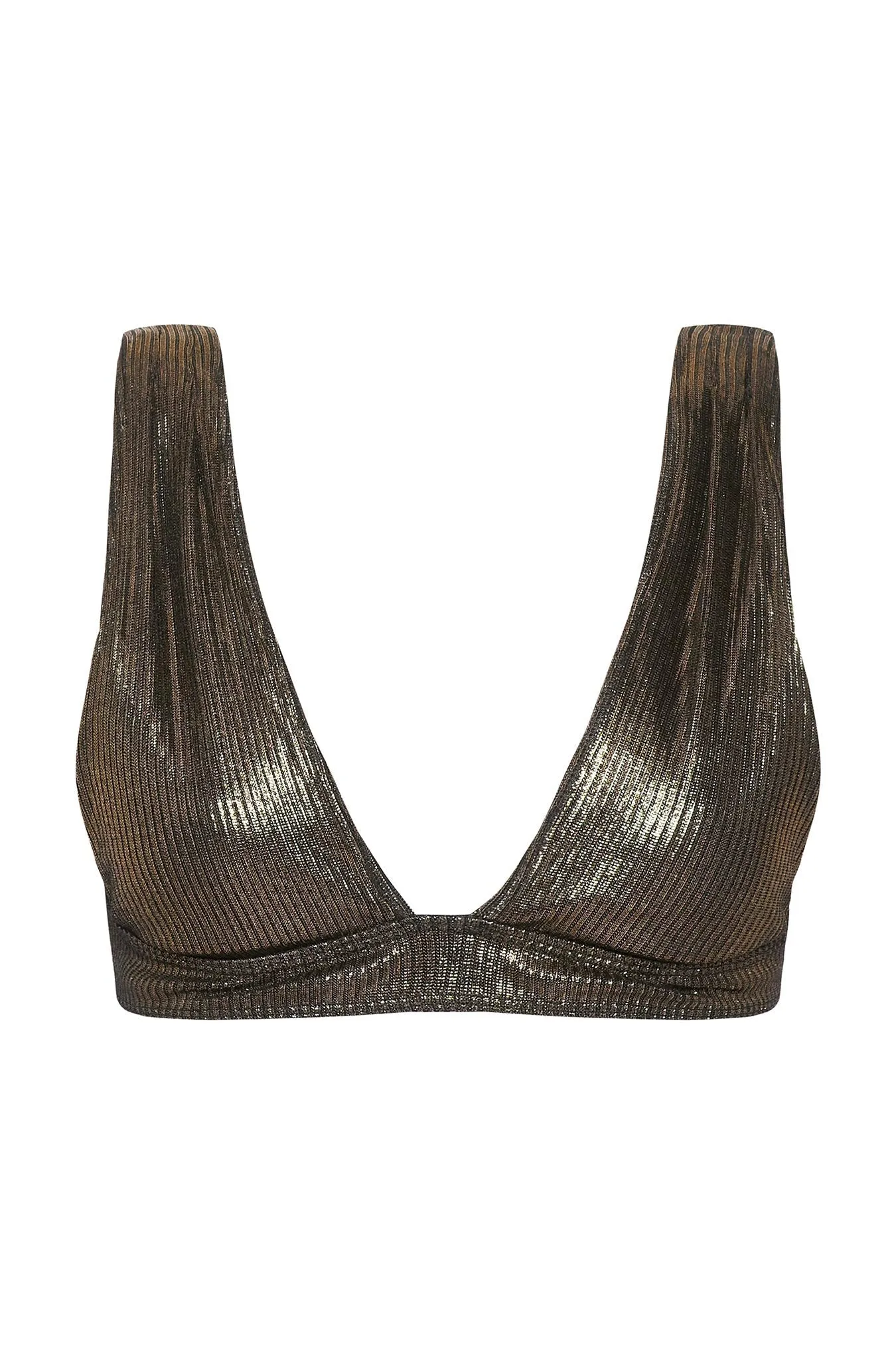 RHIANNON RIB PLUNGE TOP sold by Nookie