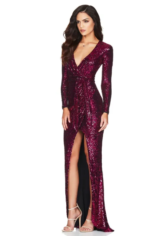 SELENA LONG SLEEVE GOWN sold by Nookie