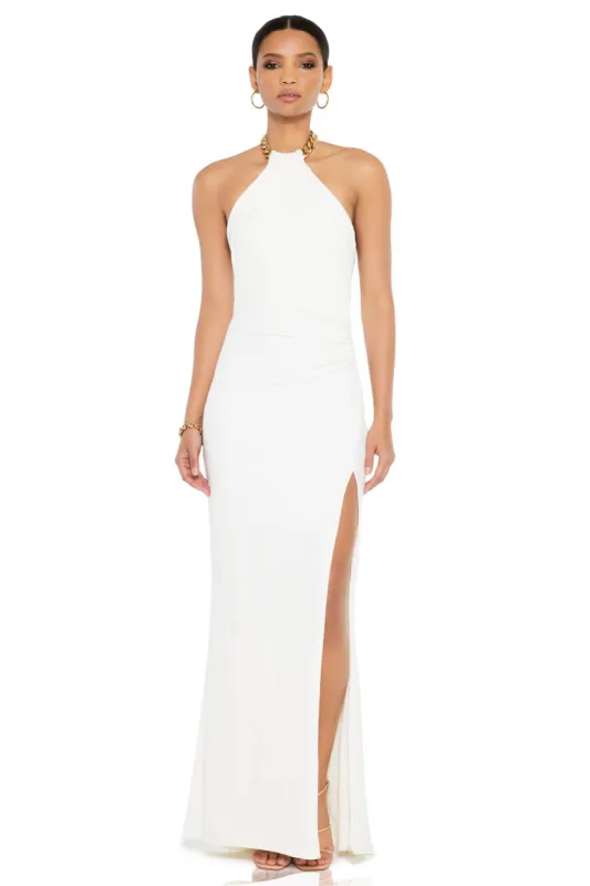 Captivate Halter Gown sold by Nookie